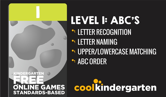 Cool Kindergarten - Level 1: abc games