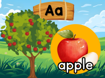 Letter Aa: Alphabet Puzzle