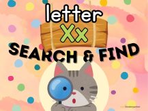 Letter Xx Search n' Find