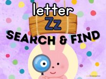 Letter Zz Search n' Find